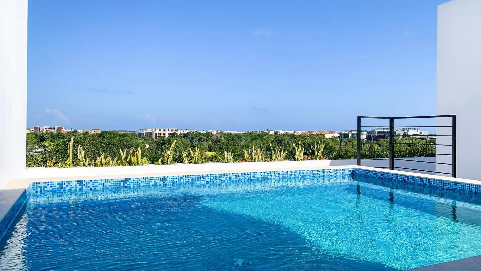 Luxe Penthouse With Rooftop Pool And Grill 툴룸 멕시코