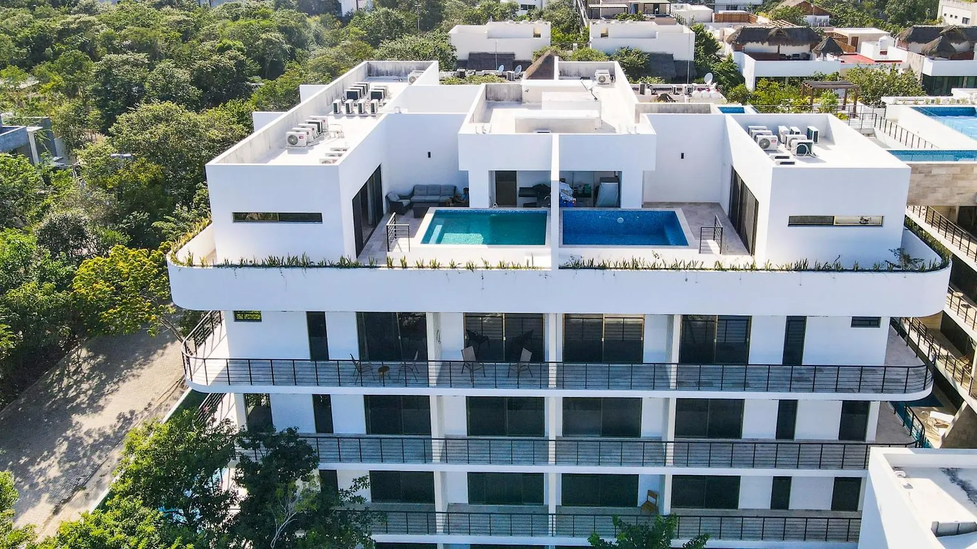 Luxe Penthouse With Rooftop Pool And Grill 툴룸 아파트